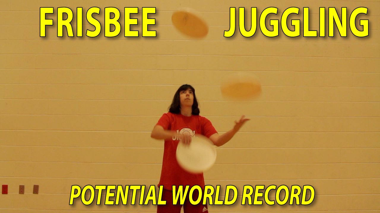 frisbee shower juggling trick thumbnail