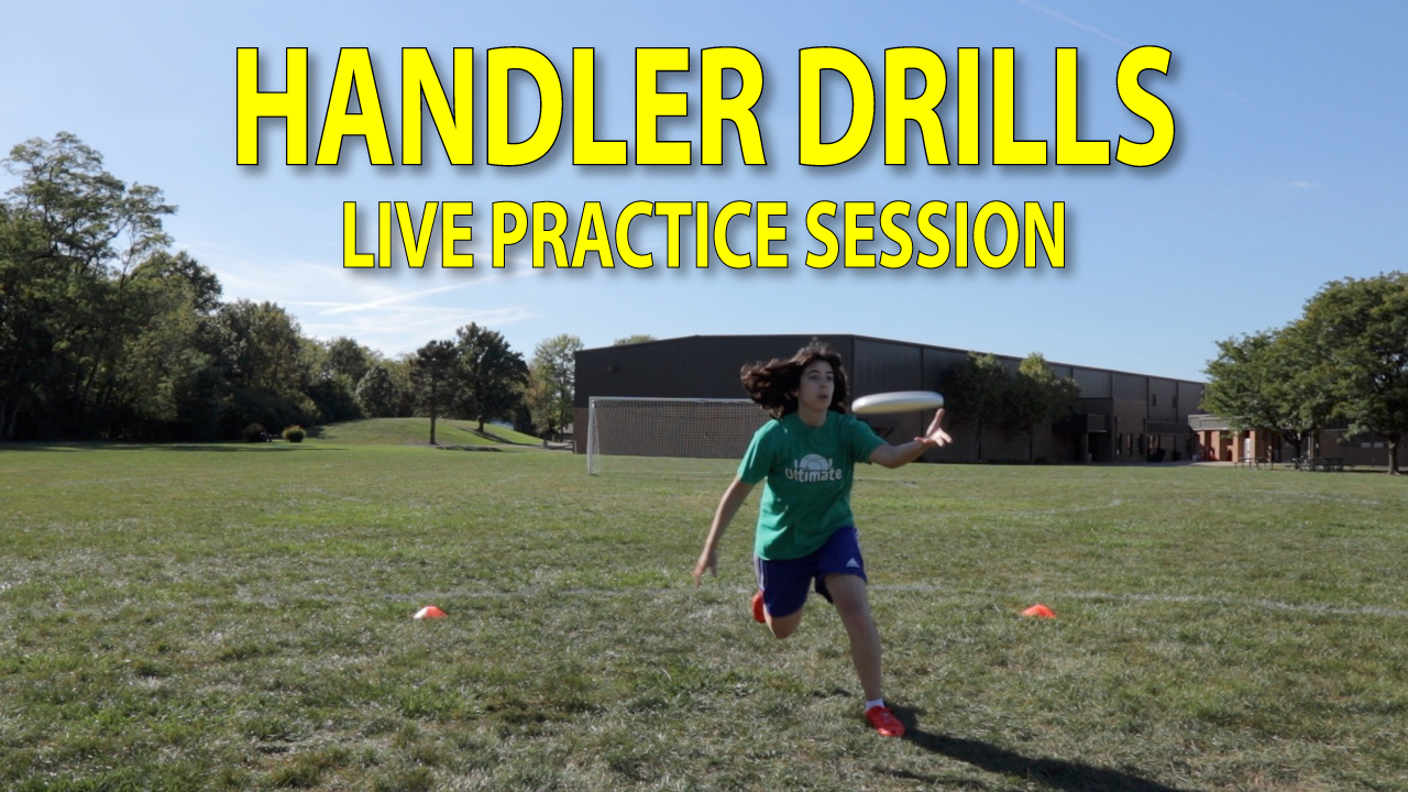 ultimate frisbee handler cutting drills thumbnail