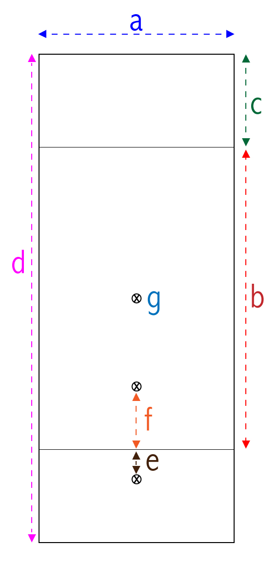 ultimate frisbee playing field dimensions