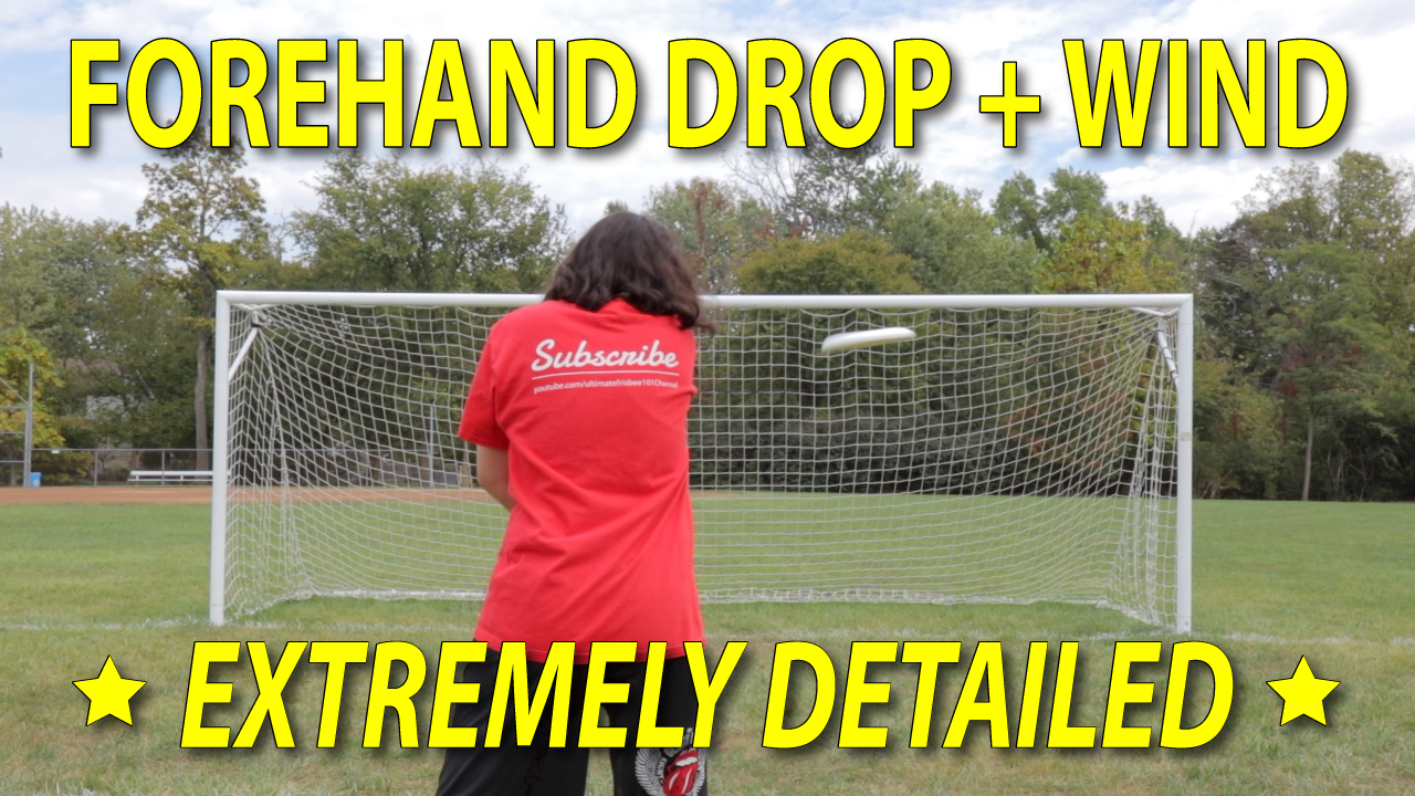 ultimate frisbee forehand drop thumbnail